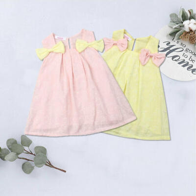 

UK Newborn Girls Baby Floral Linen Sleeveless Skirt Sundress Dress Ouifits Tops