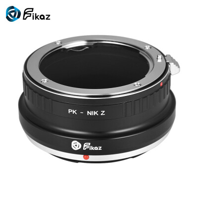 

Fikaz High Precision Lens Mount Adapter Ring Aluminum Alloy for Pentax PK-Mount Lens to Nikon Z6 Z7 Z-Mount Mirrorless Camera PK-N