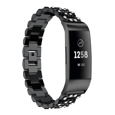 

Zinc Alloy Replacement Wristband Strap for Fitbit Charge 3 Watch Strap