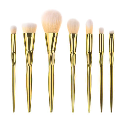 

7pcs Gradient Pro Makeup Brushes Set Eye Shadow Loose Powder Blush Brush
