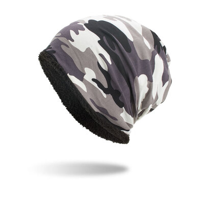 

Thickened Warm Baggy Camouflage Skull Hat
