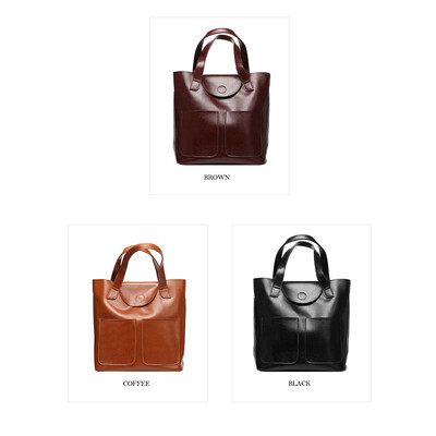 

Tailored Genuine leather lady bags occident fashion Wax cow leather single shoulder bag