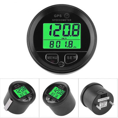 

Greensen Counting LCD Odometer Tachymeter Digital Instrument 60mm 12V 24V