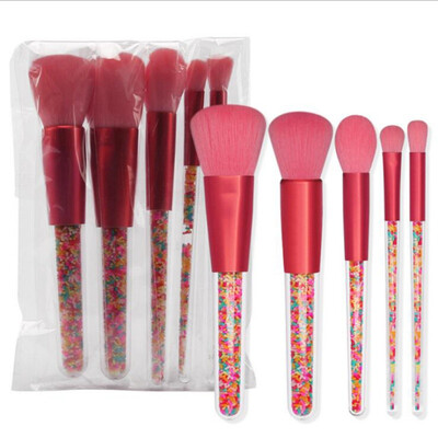 

5pcs Handle Makeup Brushes Set Large Powder Round Buffer Blending Eyeshadow Brush Cosmetic Make Up Tool Kit Easy to use