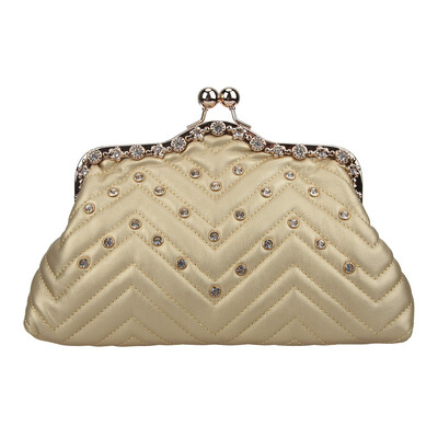

Fawziya Crystal Handbag Kiss Lock Crossbody Bags For Women