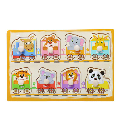

Gotoamei Childrens Puzzle Grasp Board Puzzle Birthday Boy Girl Educational Toy