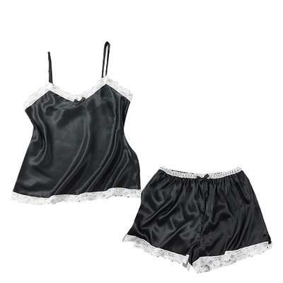 

Toponeto Womens Sexy Satin Sling Sleepwear Lingerie Lace Bowknot Nightdress Underwear