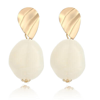 

Korean Trendy Earrings Geometric Irregular Transparent Acrylic Drop Earrings For Women Statement Earings Fashion Jewelry 2019