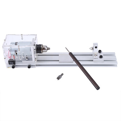 

220V Mini Lathe Beads Machine Woodworking DIY Polishing Cutting Drill Rotary Tools Woodworking Lathe DIY Woodworking Lathe