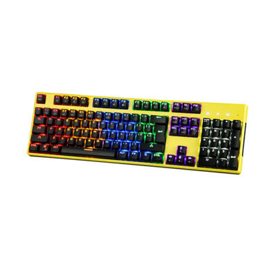 

CK107 Gaming Keyboard Mechanical Anti Ghosting Keyboard With 10 Different Backlit Modes