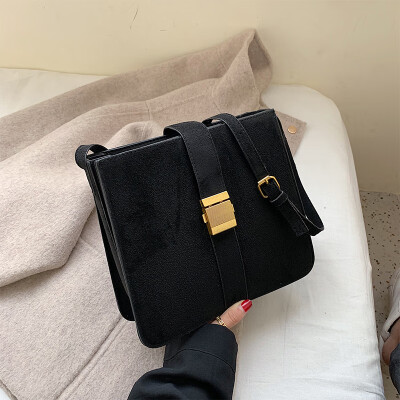 

Winter autumn&winter retro-polished slant-cross bag womens 2019 new style Korean-style single-shoulder bag fashion tem