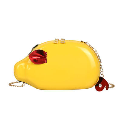 

Girls Cartoon Pig Shoulder Messenger Bags Women PVC Crossbody Handbags
