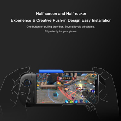 

Flydigi One-Handed Gamepad BT Connection Game Pad Joystick for Android Devices for PUBG Mobile & Arena of Valor
