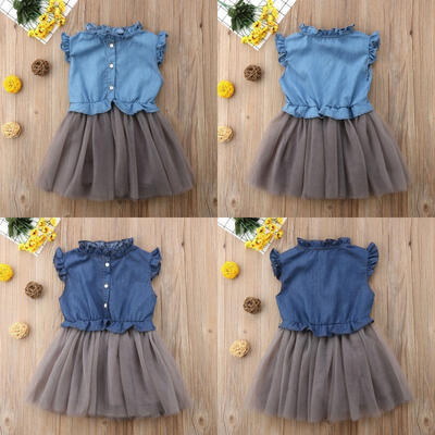 

Princess Kids Baby Flower Girls Dress Party Dress Bridesmaid Dresses Sundress