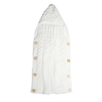 

Baby Infant Swaddle Wrap Warm Wool Knitted Swaddling Blanket Sleeping Bag