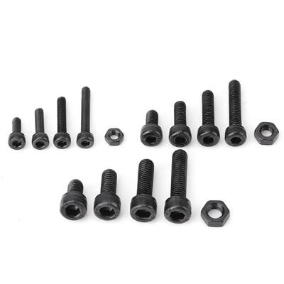 

Greensen 420pcs M3M4M5 Carbon Steel Hex Socket Head Cap Screws&Nuts Assrotment Set