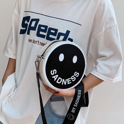 

Popular female bag 2019 new fashion small round bag summer small fresh wild ins Messenger bag oceanic shoulder bag