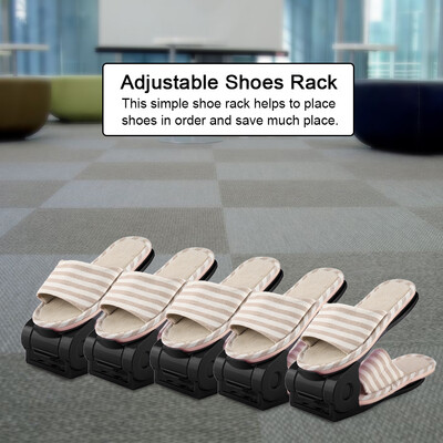 

101620pcs Double Layer Adjustable Shoes Rack Organizer Shoe Storage Holder Space Saving Shoes Holder Shoes Organizer
