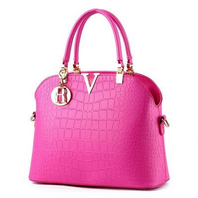 

2017 Women Famous brand designer Luxury leather handbags women messenger bag crocodile pattern Shoulder bag Crossbody bags