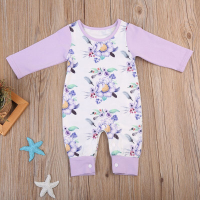 

Newborn Infant Baby Girls Kids Cotton Romper Jumpsuit Bodysuit Clothes Outfit