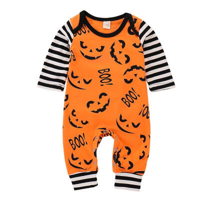 

Baby Cotton Rompers Halloween evil smile Printed one-piece Baby Boys&Girls Clothes