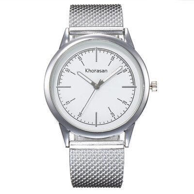 

Creative ladies new simulation plastic mesh belt watch P