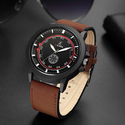 

Gobestart Multicolor Fashion Casual Business Mens Single Eye Watch Belt Quartz Watch