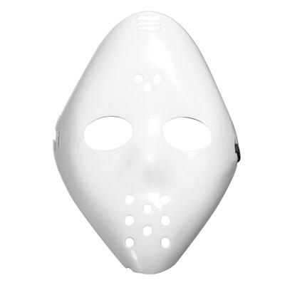 

Freddy Vs Jason Theme Mask Plastic White Holes Pattern Mask Halloween Kit
