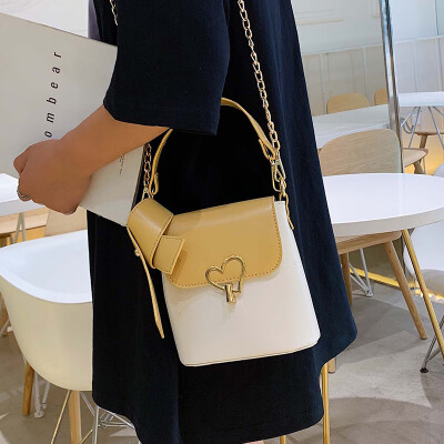 

Womens bag 2019 new fashion bucket bag summer small fresh ocean Messenger bag wild insyang gas chain bag