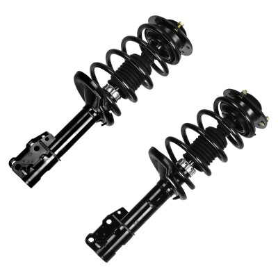 

2pc Front Complete Shock Strut & Coil Spring Assembly with Mounts for 04-12 Chevrolet Malibu 05-10 Pontiac G6 07-09 Saturn Aura