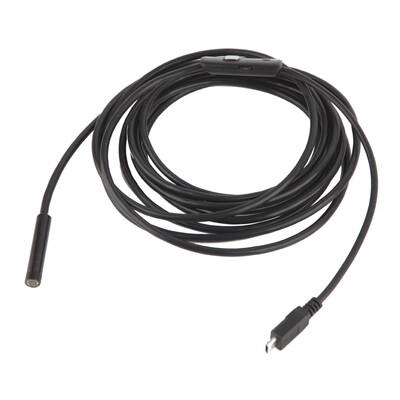 

AN98B Phone Endoscope 7mm 5M Cable 640480 HD USB Waterproof Endoscope Inspection Borescope Camera for Android Mobile Phone PC