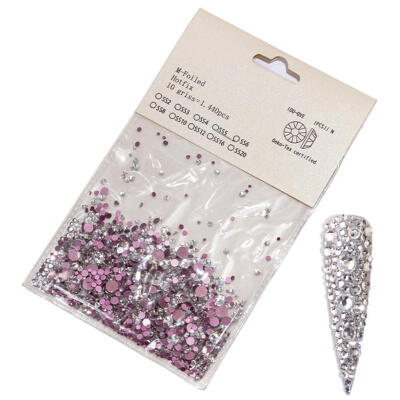 

Glitter Nail Rhinestones Crystal AB Clear Nail Stones DIY Nail Art Decor