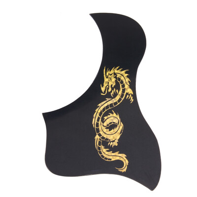 

Gold Phoenix And Dragon Pattern Acoustic Guitar Pickguard Pick Guard Sticke