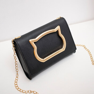 

Brand Fashion Cute Cat Messenger Bag for Women 2019 Chain Sling Shoulder Pouch Female Lady Crossbody Bags Teenage Girls Handbags