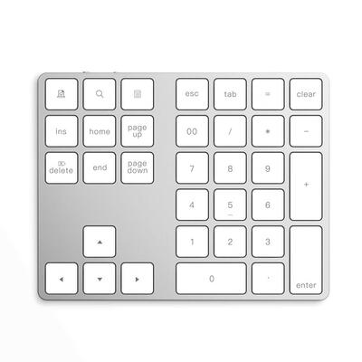 

Aluminum Alloy 34 Keys Bluetooth Wireless Numeric Keypad Digital Keyboard