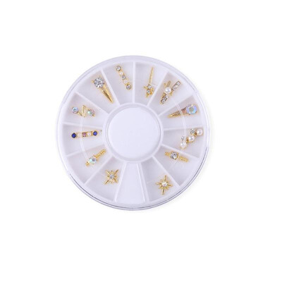 

1 Bag Nail Art Glitter Stickers Alloy Diamond Hollow Out Nail Decoration