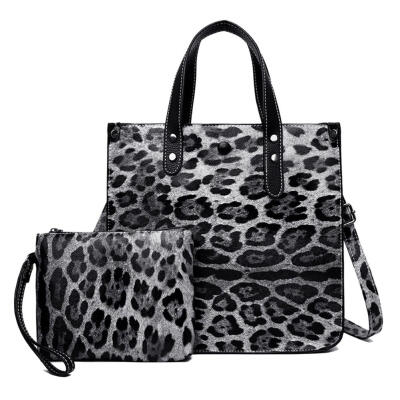 

2pcs Animals Print Large Capacity Clutch Shoulder Messenger Square Handbag