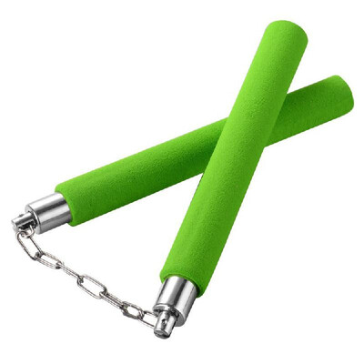 

Nunchakus Cool Fashion New Popular Kids Children Training Tool Martial Arts Practice Exercise Fitness Style 4 Foam Padded Blue