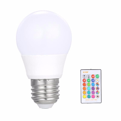 

3W5W10W15W RGB LED Lamp E27 Dimmable Bulb Energy Saving Light Multi Colors Spotlight IR Remote Control Holiday Lighting