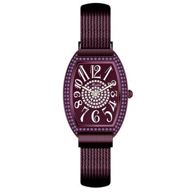 

Unique Women Watches Square Dial Ladies Rhinestone Quartz Wristwatch Magnetic Buckle Strap Clock Romantic Design Reloj Mujer