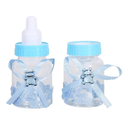 

2 Colors 50Pcs Candy Chocolate Bottles Box For Baby Shower Party Favors Gifts Decorations Candy BoxCandy Bottle
