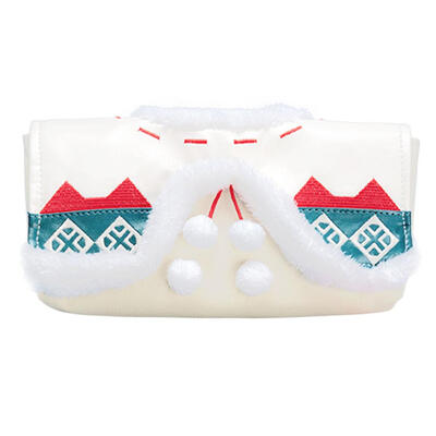 

PU Plush Protective Case Storage Bag Box Holder for Nintend Switch wBuckle