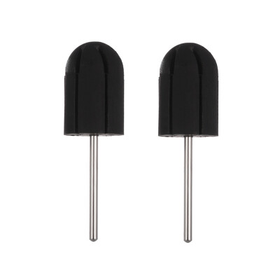 

2pcs 16mm Professional Rubber Drill Bit Match Nail Sanding Cap Electric Nail Drill Bit Manicure Pedicure Tool