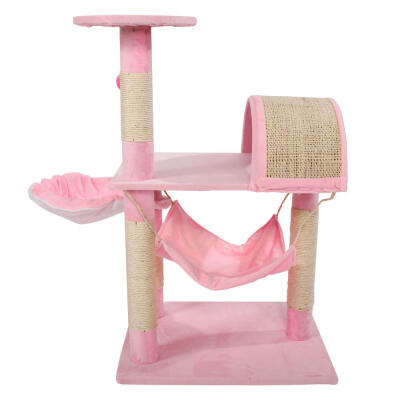 

Ktaxon 32" Cat Tree Tower Condo Sisal Scratcher Furniture Kitten Pet House Hammock Toy