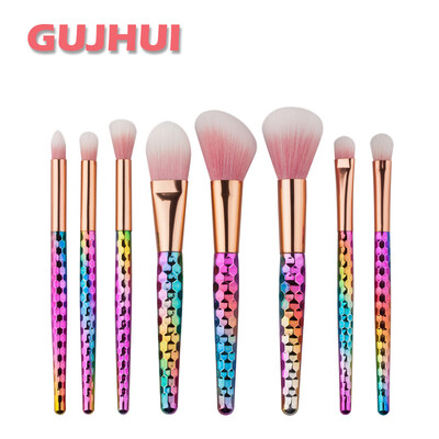 

〖Follure〗8PCS Make Up Foundation Eyebrow Eyeliner Blush Cosmetic Concealer Brushes