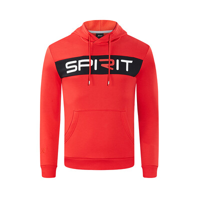 

Xtep mens sweater 2018 autumn&winter new lightweight comfortable hooded casual jacket fashion wear mens shirt 882429059101 red 2XL