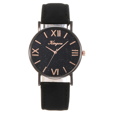 

Fashion Women Watches Scale Dial Ladies Featured Quartz Wristwatch Starry Sky Leather Strap Clock Dress Gift Relogio Feminino50