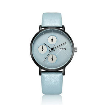

KEZZI Fashionable Simple Men Quartz Watch With Three Circles And Six Pins