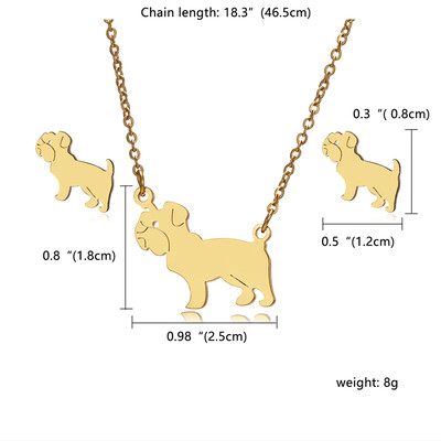 

Charms Jewelry Set Hollow Butterfly Animal Plant Leaves Dragonfly Flowers Pendant Necklace Stud Earrings for Women Gold Color
