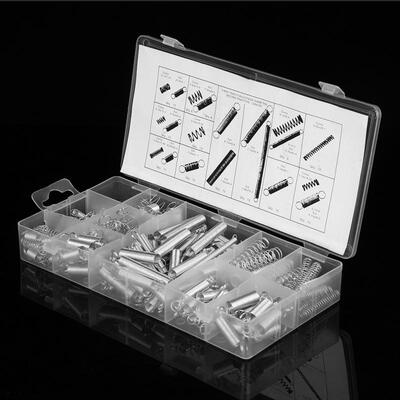 

Greensen 200pcsSet 20 Sizes Carbon Steel Compression Extension Springs Assortment Kit with Box